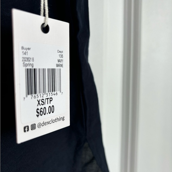 BNWT Navy cami by Dex - Picture 3 of 7